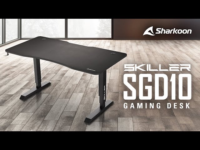 Sharkoon Skiller SGD10 Mesa Gaming Negra video