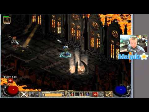 Diablo 2 Lord of Destruction - Paladin Walkthrough - Act 4.5 - Chaos Sanctuary and Diablo