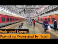 22732 Hyderabad Express Mumbai To Hyderabad Full Train Journey