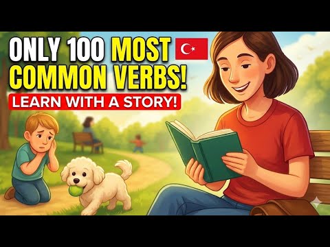 Learn the 100 MOST COMMON VERBS in Turkish through a Story (A1) - Zeynep’s New Life