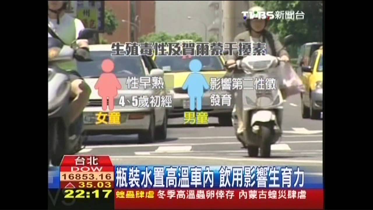瓶裝水置高溫車內 飲用影響生育力