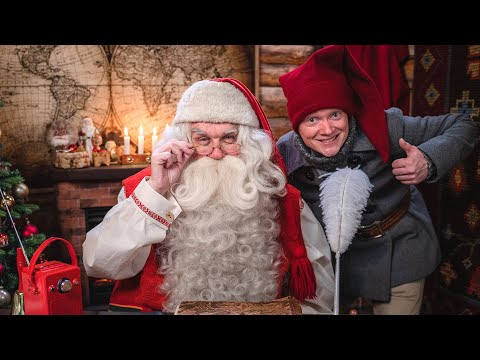 Joulupukin tontut 🎅Joulupukki & tonttujen salaisuudet joulutonttu Lappi - Korvatunturi lastenohjelma