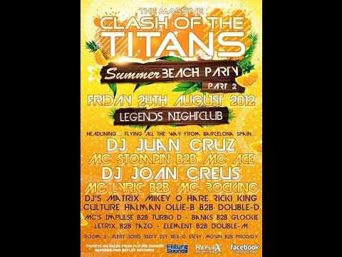 Dj Ricki King & Matrix Mc Turbo D B2B Impulse @ Clash Of The Titans Beach Party Part 2 24.08.2012