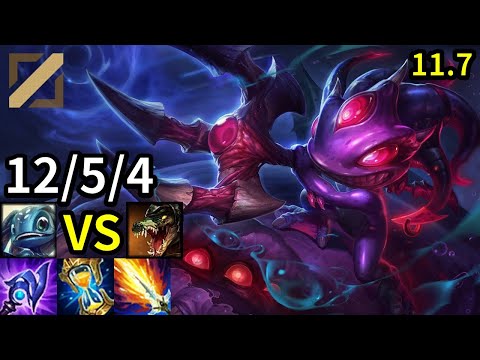 Fizz Mid vs Renekton - KR Grandmaster  | Patch 11.7