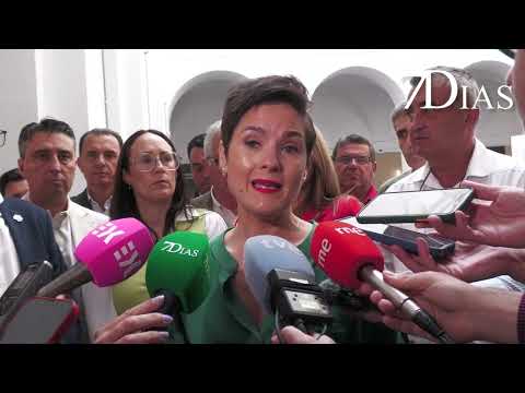 DECLARACIONES DE LA PDTA. DE LA DIPUTACIÓN DE BADAJOZ SOBRE EL PP