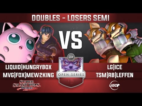 UGC Smash | Liquid|Hbox/MVG|FOX|M2K (Puff/Marth) v LG|ICE/TSM|RB|Leffen (Fox/Fox) - Doubles LSF