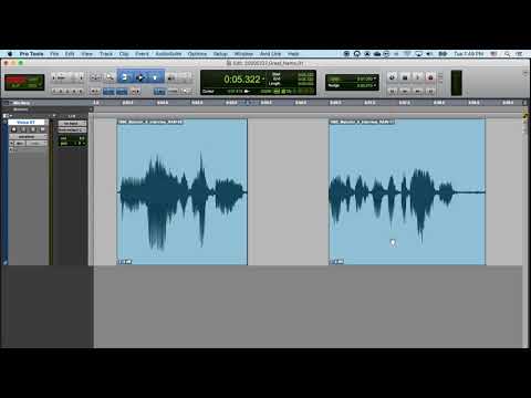 Pro Tools Basics 10: Editing Audio Clips