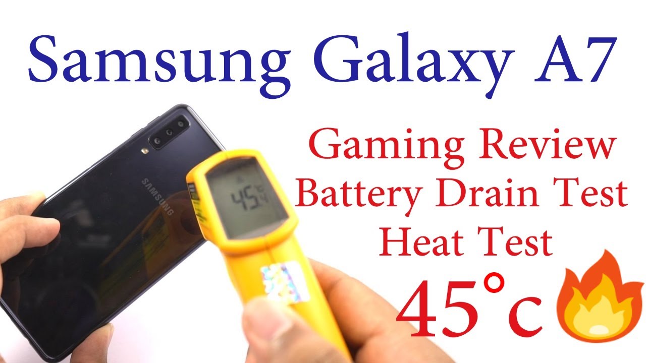Samsung Galaxy A7 2018 Gaming Review, Charging Test, Battery Drain Test, Heat Test