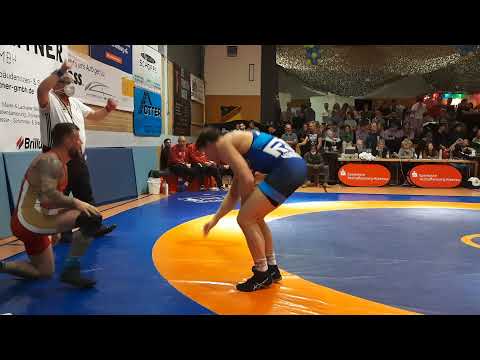 06.11.21 TSV Gailbach vs RWG - 98kg Gr-Röm: Stefan Sigler vs Oskar Johansson