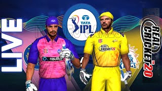 𝗿𝗿 𝘃𝘀 𝗰𝘀𝗸 - Rajasthan Royals vs Chennai Super Kings Live IPL Prediction Real Cricket 20 | Match 68