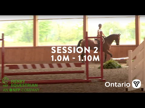 Session 2: 1.0m – 1.10m | CLINIC WITH A CHAMPION’ PRESENTED BY HENRY EQUESTRIAN