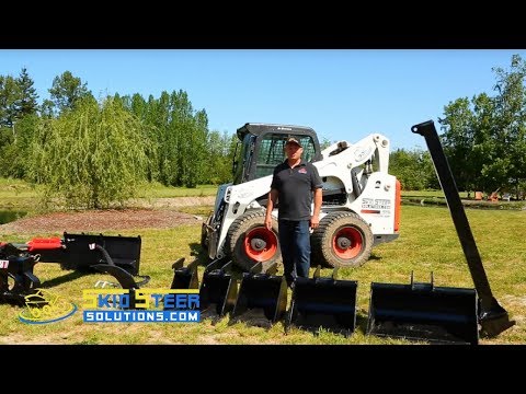 Eterra Backhoe Attachment System for Skid Steer and Mini Skid Steer Loaders