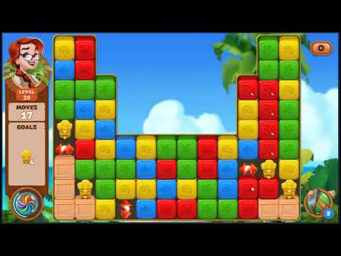 Lost Island Blast Adventure Level 38 - NO BOOSTERS 🏝️ | SKILLGAMING ✔️