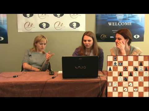 Press Conference Round 3: Muzychuk Anna (SLO) - Ushenina Anna (UKR)