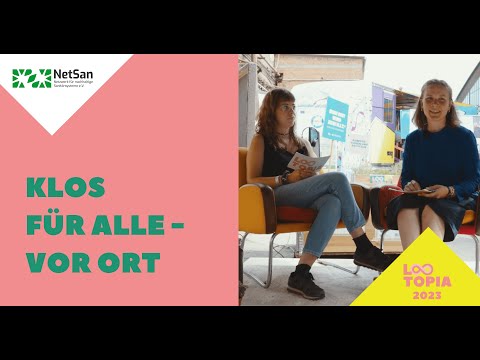 Klos für alle - vor Ort | Loo:topia Talk mit mit Annika Grebener und Hannah Bergmann