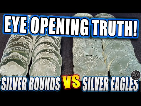 Silver Eagles vs Silver Rounds - Which is Best to Stack?!?