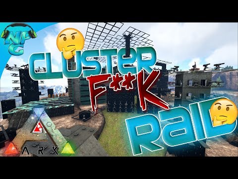 Ragnarok E51 Purge Day Raiding - The Cluster F**K Raid! ARK: Survival Evolved PVP