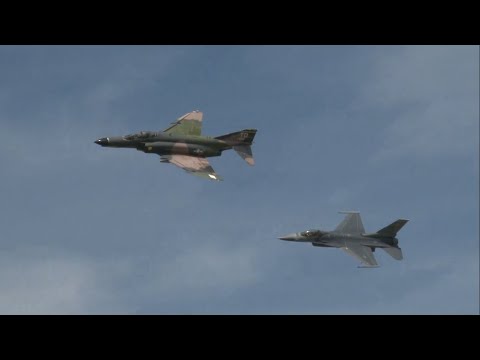 2012 NAS Oceana Airshow - USAF Heritage Flight