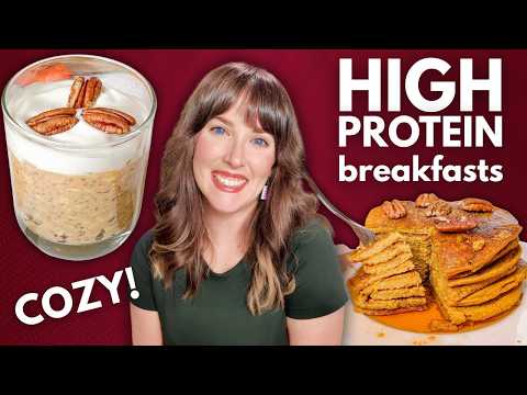 3 High Protein Breakfast Recipes ๐ (Cozy, vegan & gluten-free)