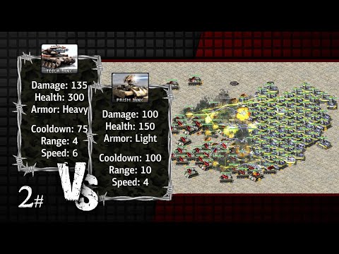 Red Alert 2: YR - Tesla vs Prism [Battle] #2