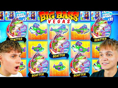 WE HIT A 5 SCATTER ON BIG BASS VEGAS DOUBLE DOWN DELUXE! (HUGE WINS)