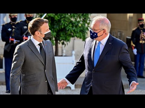 Morrison defends leaked text amid French fury