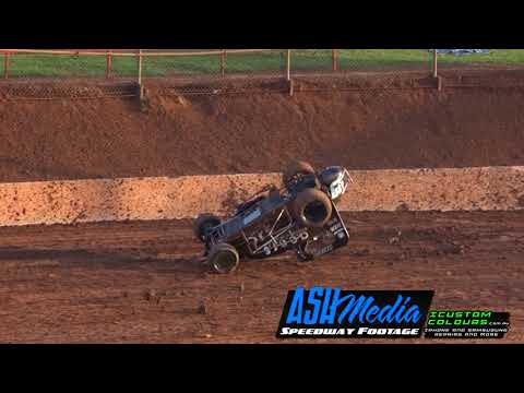 Speedcars: Brock Dean Rollover - Archerfield Speedway
