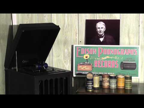 Edison blue amberol cylinder 2104 - Stars & Stripes Forever March by Sousa's Band