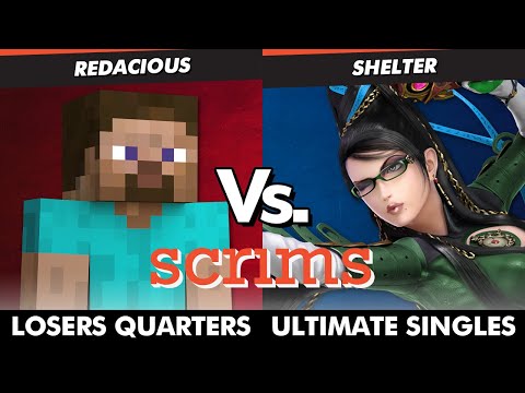 Scrims Showdown 44 Losers Quarters - Redacious (Steve) Vs. Shelter (Bayonetta) SSBU Ultimate