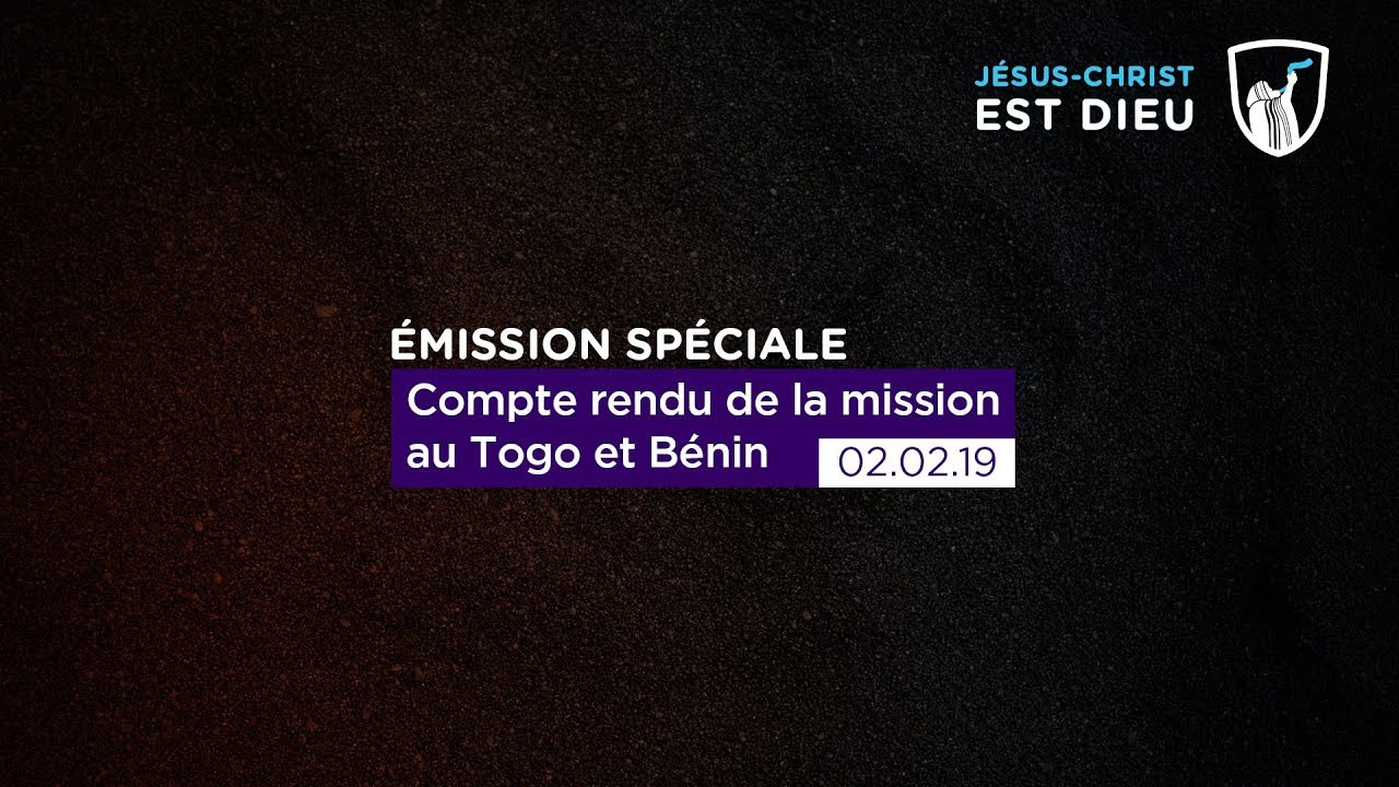 Thumbnail of video: Compte rendu de la mission au Togo et Bénin