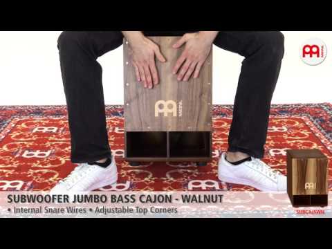 Meinl Percussion SUBCAJ5WN Jumbo Bass Subwoofer Cajon, Walnut Front Plate (VIDEO) imagen 2