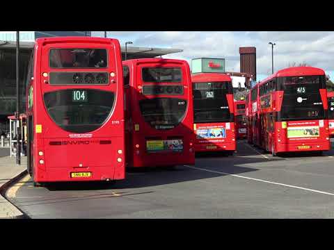 London Buses at Stratford Bus Station 15th October 2021