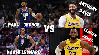 Blacktop Showdown(LeBron James & Anthony Davis VS Paul George & Kawhi Leonard)