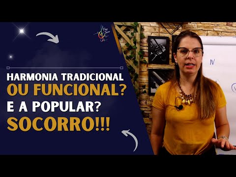 Qual é a diferença entre estudar harmonia funcional e tradicional, na música? E a popular?