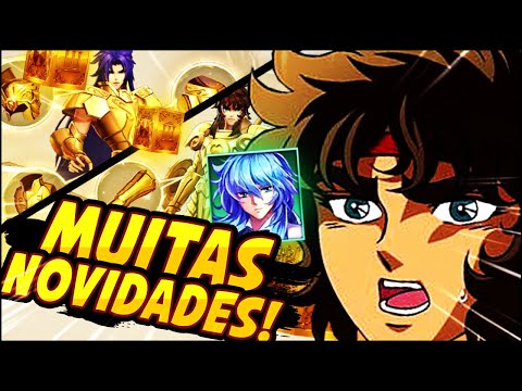 SÉRIO ISSO?! Skins de BURGUÊS pros F2P, REPARO DE ARMADURA MAIS RÁPIDO e MAIS! Saint Seiya Awakening