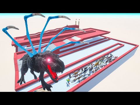 Escape From Alien T-rex #3 - Last Survivor | Animal Revolt Battle Simulator