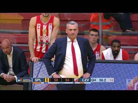 AdmiralBet ABA League 2021/22 highlights, Round 14: Split - Crvena zvezda mts (2.1.2022)