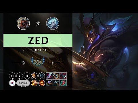 Zed Jungle vs Viego - KR Challenger Patch 14.11