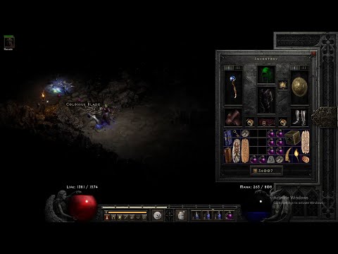 Diablo 2: Resurrected - 500 Pit runs. Loot Highlights! Some quite rare items dropped.