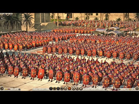Total War ROME 2  Gameplay | (23K Men Battle) | PHARAOH EPIC SIEGE OF ROME