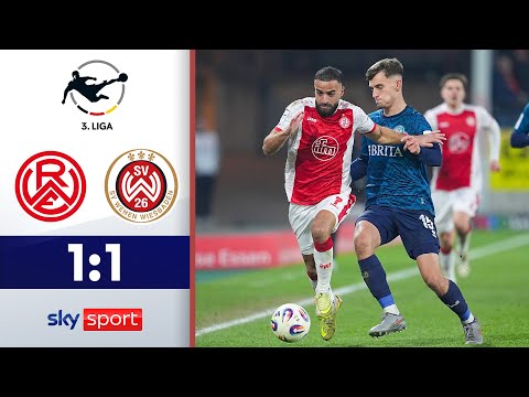 RWE scheitert an Chancenverwertung! | Rot-Weiss Essen - SV Wehen-Wiesbaden | Highlights - 3. Liga