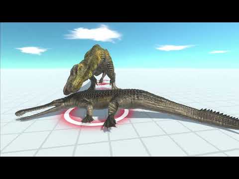 T-REX VS ALL UNITS (Reptiles) - Animal Revolt Battle Simulator