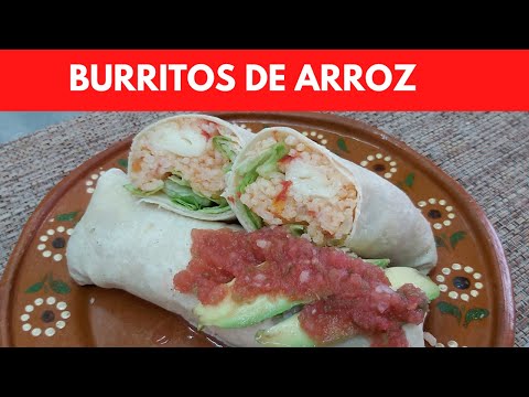 Burritos de arroz.- RecetasdeLuzMa