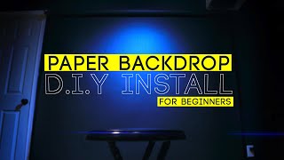 Paper Backdrops for Videography // DIY Tutorial