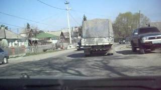 preview picture of video 'въезд в Кыштым со стороны г. Касли - из окна автомобиля'