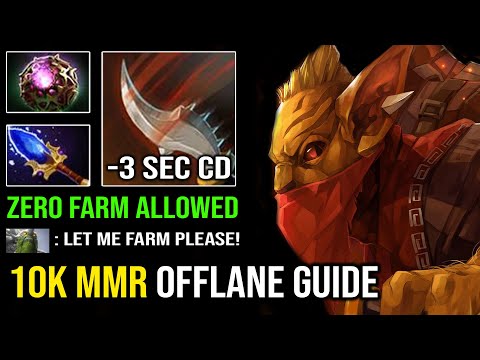 NEW Offlane 10K BH Guide | Full Aghanim Effect -3s CD Shuriken with 21Kills Octarine AC Dota 2