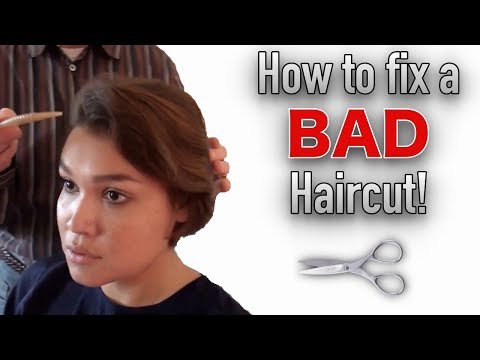 How to Fix a Bad Haircut | Fixing Bad Short Haircut | Morrocco Method