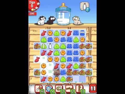 Simons Cat - Crunch Time - Level 222 - No Boosters (by match3news.com)