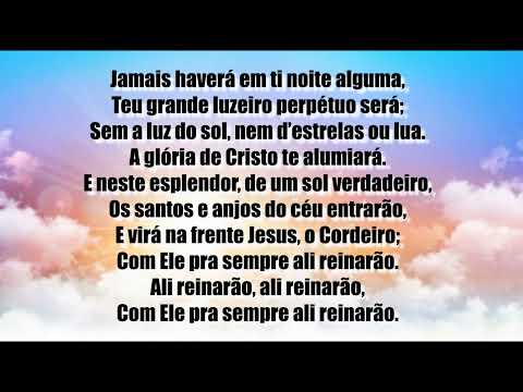 A Cidade Celeste Hino 142 Harpa  - Versão Mauro Luiz. Playback/Karaokê