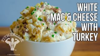 Hi-Protein Mac & Cheese Comfort Food Recipe / Macarrones y Queso con Pavo